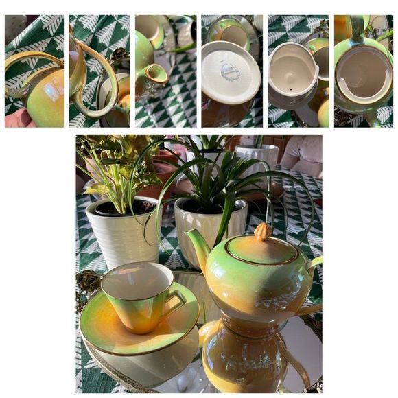 Vintage Grimwades Royal Winton Lustre ware Breakfast Set For 1 Circa 1934-50 - Picture 7 of 16
